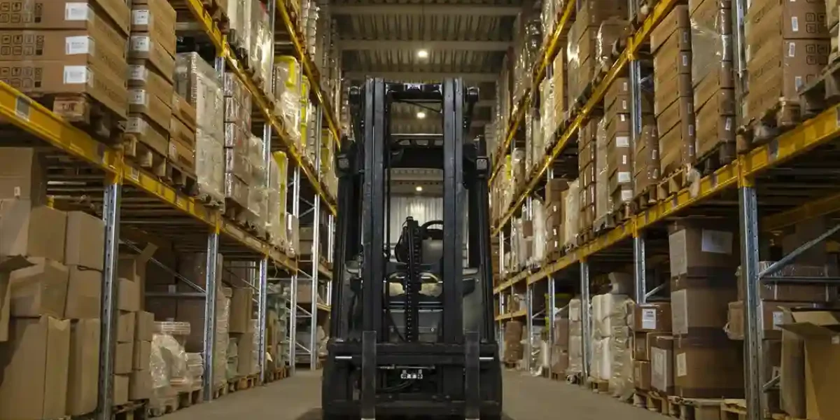 close-up-warehouse-view-scaled-1_11zon Warehouse view showing inventory ready for shipping by a trusted Amazon FBA wholesale distributor in the USA.